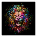 Search for geometric lion art Abstract