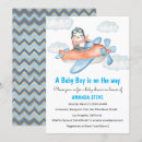 Search for penguin baby boy shower invitations Blue