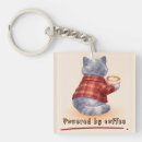 Search for coffee cup key rings Cat