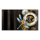 Search for clock business cards Steampunk