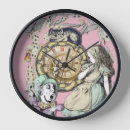 Search for cheshire cat clocks White rabbit