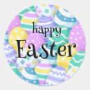 Search for easter egg stickers Colorful