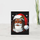 Search for african american santa seasonal cards Sale