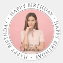 Search for modern happy birthday stickers Thanks