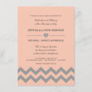 Search for peach and gray wedding invitations Trendy