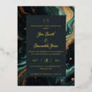 Search for marble wedding invitations Gold