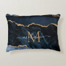 Search for navy marble cushions Gemstone