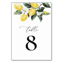 Search for lemon table cards Watercolor flowers