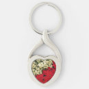 Search for poinsettia poinsettias key rings Xmas
