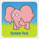 Search for elephant cartoon stickers Cute