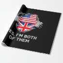 Search for england wrapping paper America