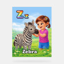 Search for letter z posters Z is for zebra
