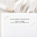 Search for gold lines return address labels Simple