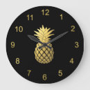 Search for gold pineapple clocks Elegant