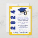 Search for royal blue gold white invitations High school