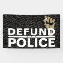 Search for police banners Defund the police