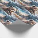 Search for brown bear wrapping paper Woodland