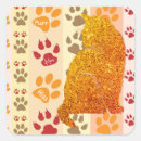 Search for gold paw stickers Animal