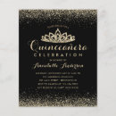 Search for black yellow quinceanera invitations Elegant