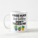 Search for free hugs mugs Social distancing