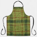 Search for red black green aprons Tartan