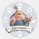 Search for baker logo stickers Pastry chef