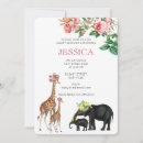 Search for floral elephant baby shower invitations Jungle animals