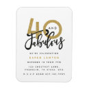 Search for birthday invite magnets Forty