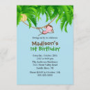Search for sweet monkeys invitations Safari