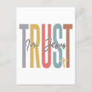 Search for trust postcards Jesus