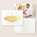 Search for las vegas save the dates Gold