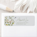 Search for blue bird return address labels Chinoiserie