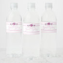 Search for sweet 16 water bottle labels Pink