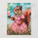 Search for pink squirrel postcards Adorable