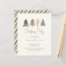 Search for tree 4x5 christmas invitations Watercolor