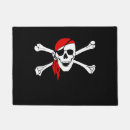 Search for pirate doormats Skull and crossbones