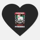 Search for great pyrenees stickers Santa claus