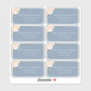 Search for cream wedding stickers Dusty blue