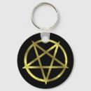 Search for pentagram key rings Pentacle