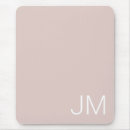 Search for pink and white mouse mats Monogrammed