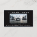 Search for auto racing business cards Black