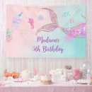 Search for mermaid banners Under the sea birthday