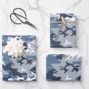 Search for blue camouflage wrapping paper Camo pattern
