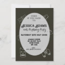 Search for gothic birthday invitations Witchy