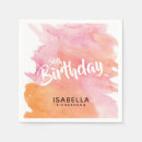 Search for abstract watercolor napkins Colourful