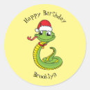 Search for green snake stickers Cartoon