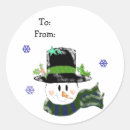 Search for black top hat stickers Snowmen