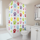 Search for dog paw print shower curtains Puppy paws