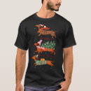 Search for dachshund through the snow tshirts Merry
