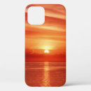 Search for sunrise at sea iphone cases Red